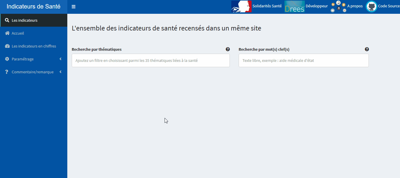 Aperçu de l'application